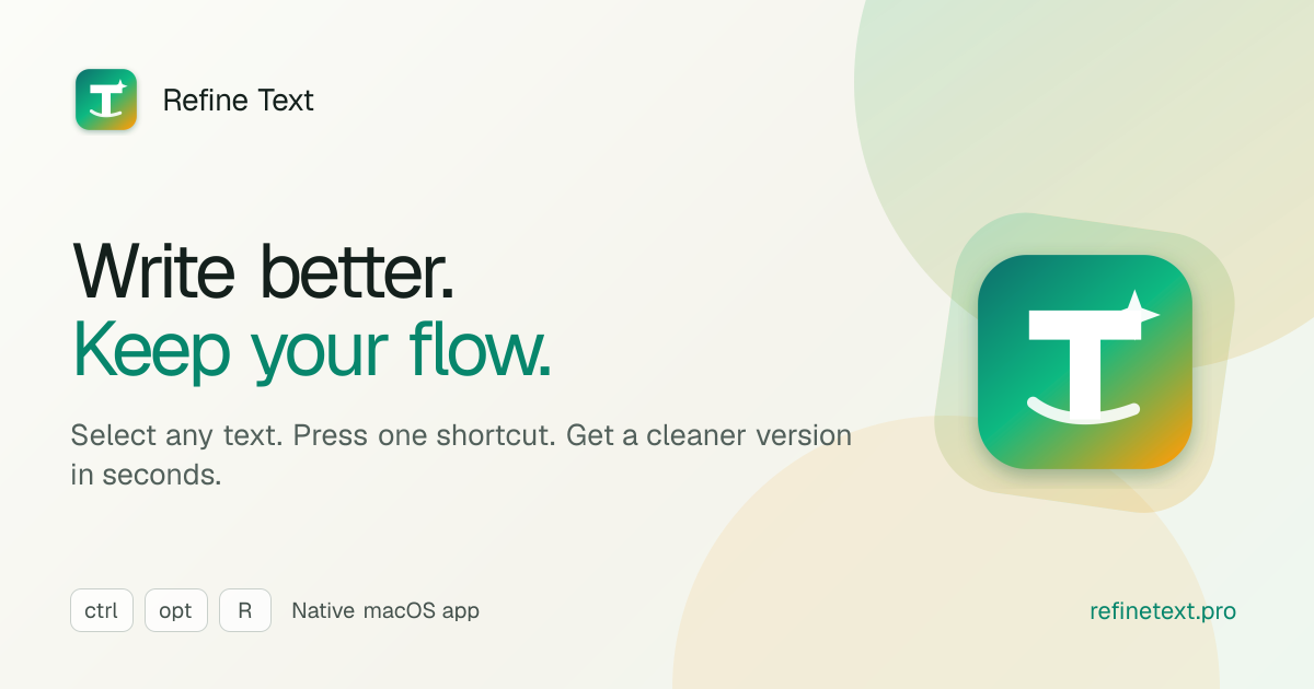 Refine Text — 官网预览图